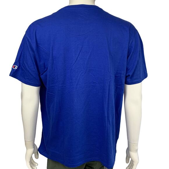 Champion Virginia State Trojans Mens Blue T- Shirt XL - Picture 2 of 4